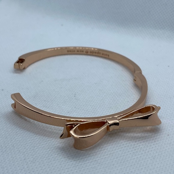 Kate Spade rose gold bow bracelet - Picture 2 of 5